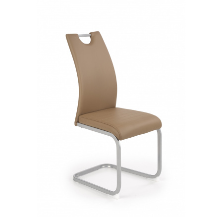 Jedálenská stolička K371, hnedá