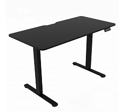 Ergonomický stůl s plynulou regulací výšky 120x60cm, melamin, carbon, LT-H2210 BK