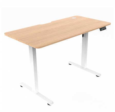 Ergonomický stůl s plynulou regulací výšky 120x60cm, melamin, dub, LT-H2210 OAK Ergonomický stůl s plynulou regulací výšky 120x60cm, melamin, dub, LT-H2210 OAK