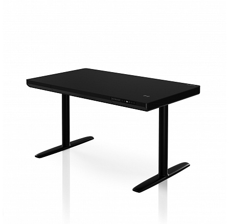 Elektrický výškovo nastaviteľný stôl sit-stand so zásuvkou a bezdrôtovou nabíjačkou Qi, čierny, 1200 mm: ELLIS Elektrický výškovo nastaviteľný stôl sit-stand so zásuvkou a bezdrôtovou nabíjačkou Qi, čierny, 1200 mm: ELLIS
