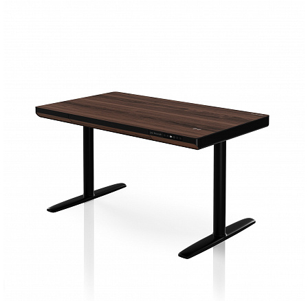 Elektrický výškovo nastaviteľný stôl sit-stand so zásuvkou a bezdrôtovou nabíjačkou Qi čierny/orech, 1200 mm: ELLIS Elektrický výškovo nastaviteľný stôl sit-stand so zásuvkou a bezdrôtovou nabíjačkou Qi čierny/orech, 1200 mm: ELLIS