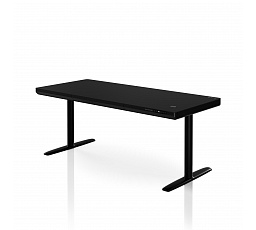 Elektrický výškovo nastaviteľný stôl sit-stand so zásuvkou a bezdrôtovou nabíjačkou Qi, čierny, 1600 mm: ELLIS