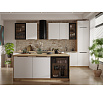 Horní skříňka ARIA - 40 G-72 1F, Dub Artisan/Bílá Crystal AFM - (ANTI-Fingerprint)