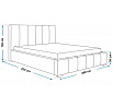 Postel B1 R 180x200, Kronos 15