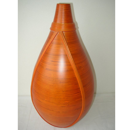 Bambusová váza s ratanom ALEBO