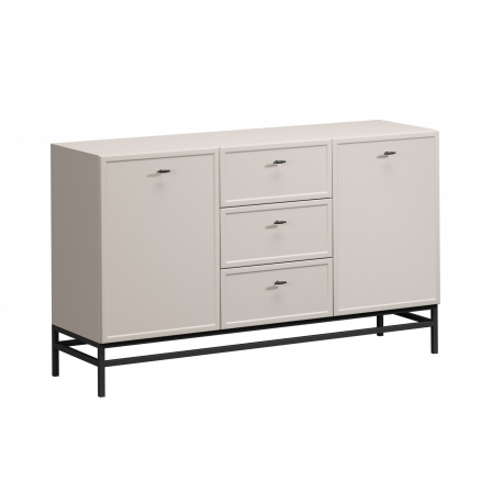 LORINI KOMODA 150 2D3SZ - kašmír / T-bar čierny / rám čierny