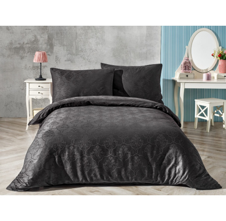 Luxusné žakárové obliečky 140x200, 70x90cm Vzory sivé