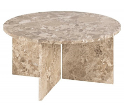Okrúhly konferenčný stolík Vega béžový