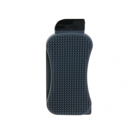 Škrabka so silikónovou hubkou sivá