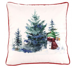 Polštář - vánoční motiv, sametový, 45 x 45 cm