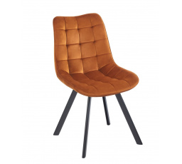 Stolička velvet (škoricová) J265