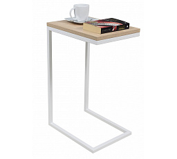 Odkladací stolík Loft – v rôznych farbách – dub Sonoma, biely mat