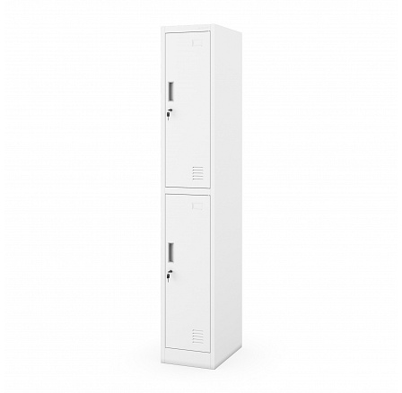 Šatníková skriňa pre zamestnancov biela, 316,5 × 1850 × 450 mm: IGOR 1 Plus Šatníková skriňa pre zamestnancov biela, 316,5 × 1850 × 450 mm: IGOR 1 Plus