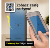 Kovová policová skriňa uzamykateľná - JAN, Antracit/Modrá