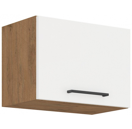 Horná skrinka VIGO - 50 GU-36 1F, Dub Lancelot / Biely lesk