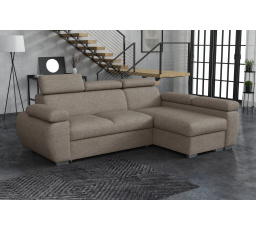 Pohovka Bodie genuine Aragon hnedosivá