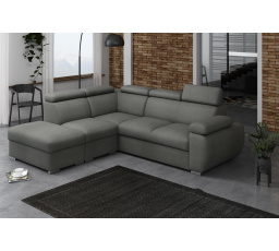 Rohová sedacia súprava Bodie V ľavá sivá