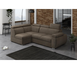 Rohová sedacia súprava Bodie VII ľavá hnedá