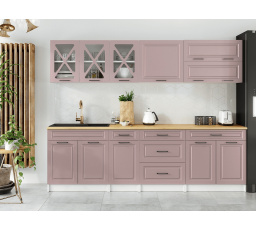 Kuchynská linka Tyra 260/260 ružová