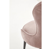 Jedálenská stolička K366 Velvet, Béžový Bluvel 40/Čierna