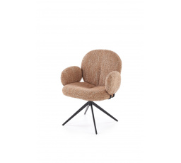 Jedálenská otočná stolička K568, Škoricová/Čierna