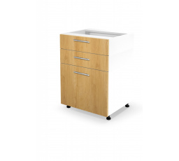 Dolná skrinka so zásuvkami VENTO D3S-60/82, medový dub