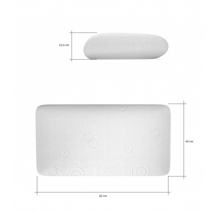 Vankúš Latex standard Microfibre 62x11,5