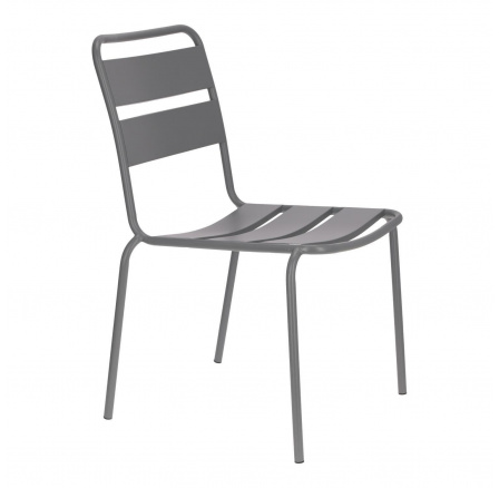 Sivá stolička Barco