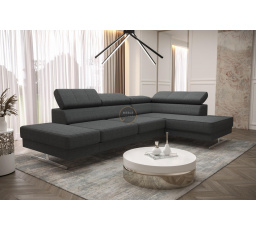 Rohová sedacia súprava EMPORIO MINI 300x180 - sivá, pravá