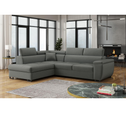 Rohová sedacia súprava Wiliam L sivá