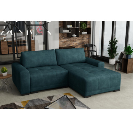 Rohová sedacia súprava Manon UNI modro/zelená