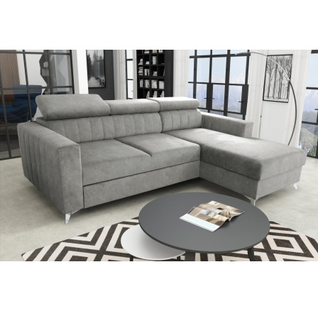 Rohová sedacia súprava Mildred P sivá