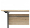 Písací stôl OFFICE 80400/318, Dub sonoma/Silver grey