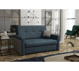 Rozkladacia pohovka Vivian Mel II modrá/sivá