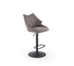 Barová stolička H122, sivá/čierna