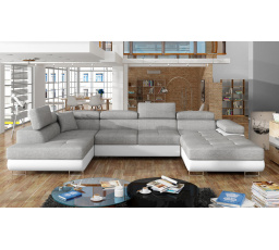 Sedacia súprava v tvare U RODRIGO, Sawana 21 / Soft 17 ľavá