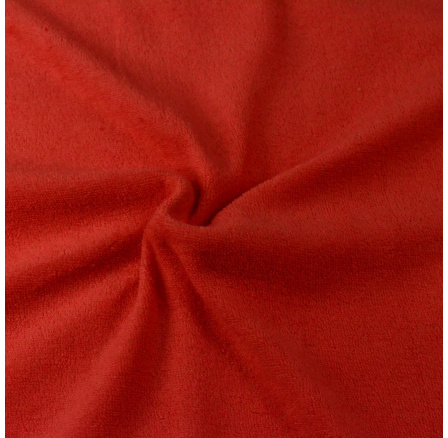 Froté prestieradlo červené 120x200