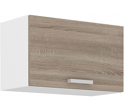 Horní skříňka DAVIS - 60 OK-40 1F, Bílá/Dub Sonoma Trufla