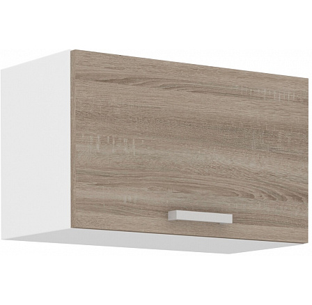 Horní skříňka DAVIS - 60 OK-40 1F, Bílá/Dub Sonoma Trufla