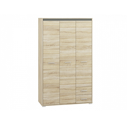 Šatníková skriňa AVO 01, svetlá Sonoma / antracit Šatníková skriňa AVO 01, svetlá Sonoma / antracit
