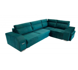 Rohová sedacia súprava Alvin P Monolith 37 zelená