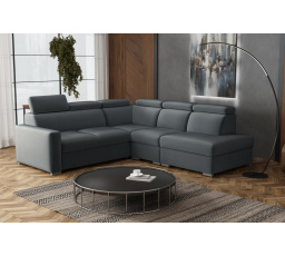 Sedacia súprava Petrit VIII pravá Paros tmavo sivá