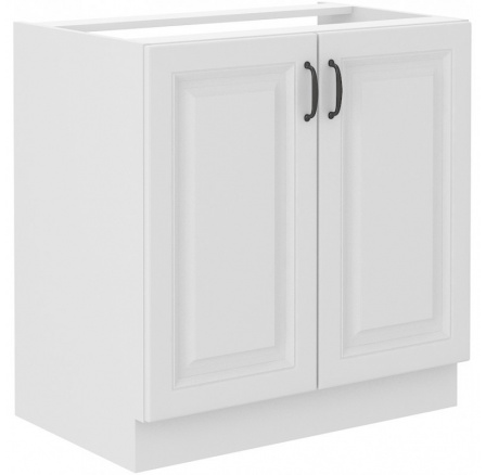 Kuchynská dolná skrinka STIPE 80 ZL 2F BB, Biela