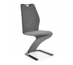 Jedálenská stolička K442, sivá
