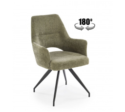 Jedálenská otočná stolička K542, Olivová/Čierna