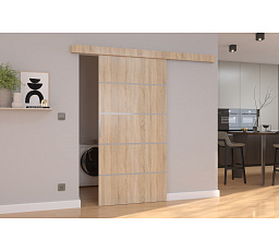 Posuvné dvere na stenu BIELLA 76 Sonoma