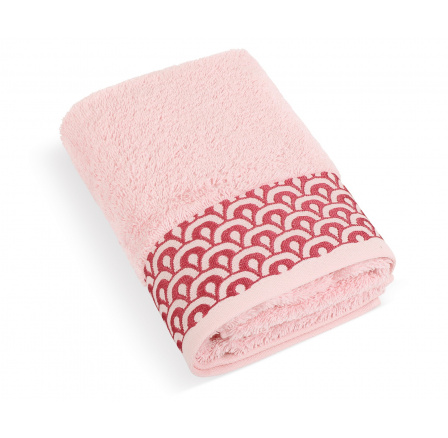 Froté osuška Krajka 70x140cm 500g ružová