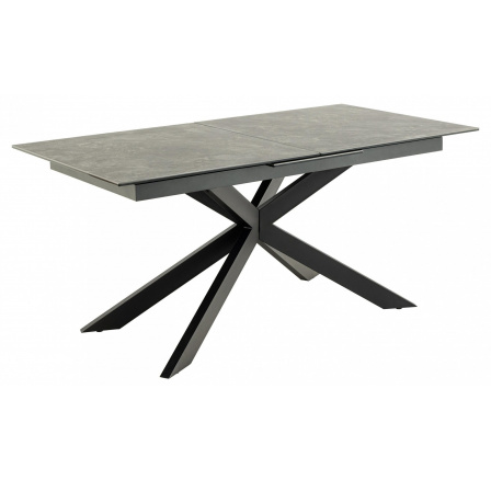 Stôl Irwine 168/210 cm čierny