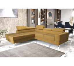 Rohová sedacia súprava TOSCANIA II priemer 30x250 - medová, ľavá