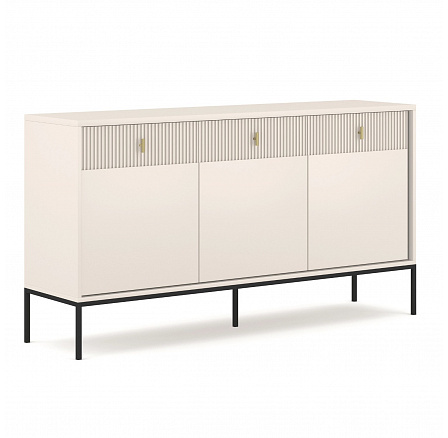 Komoda MARCOS 154 cm Ryhovaná Kašmír